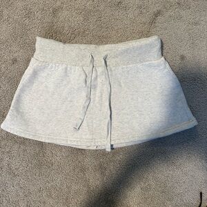 Grey Sweat Skirt